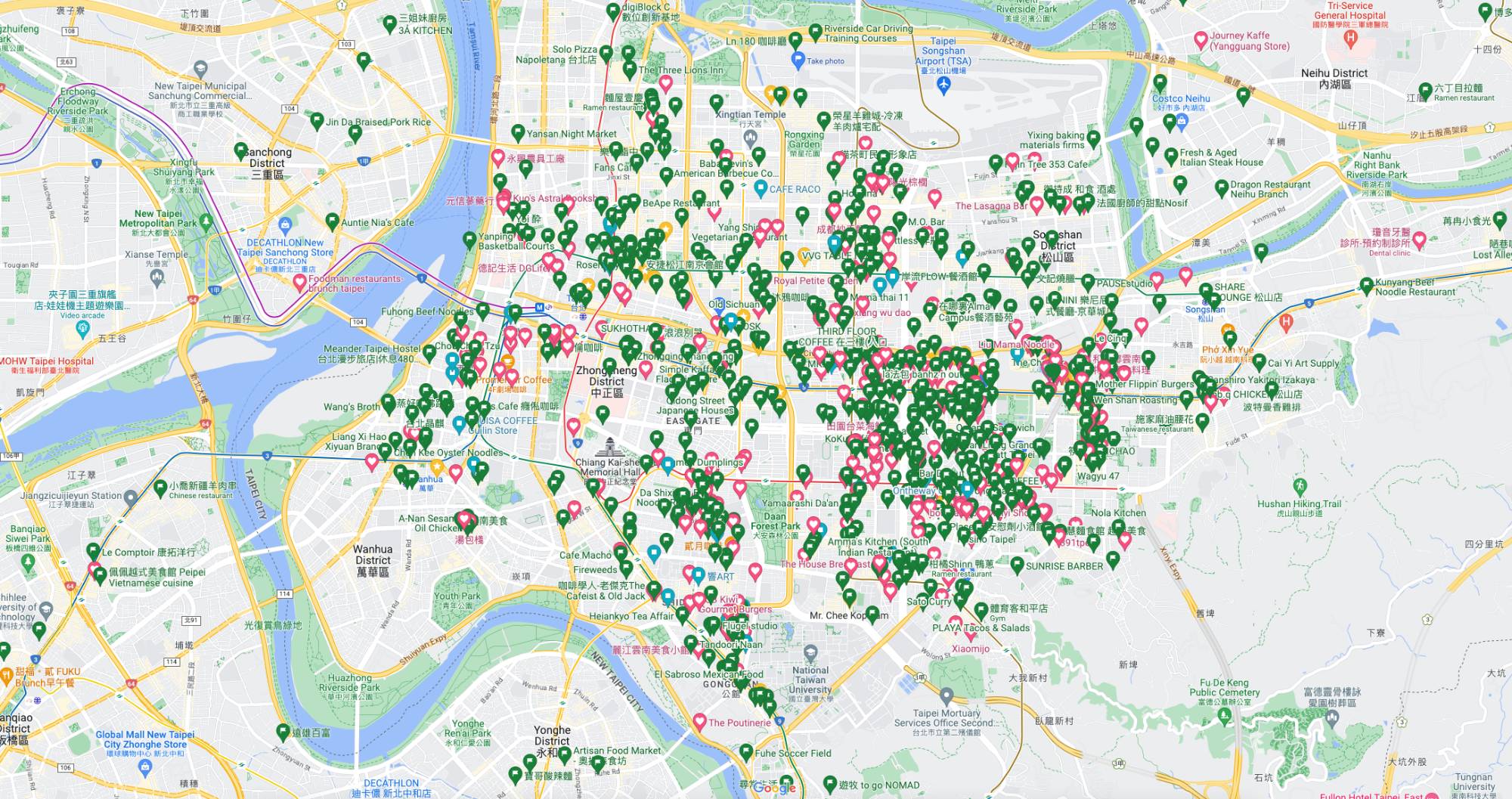 Food maps