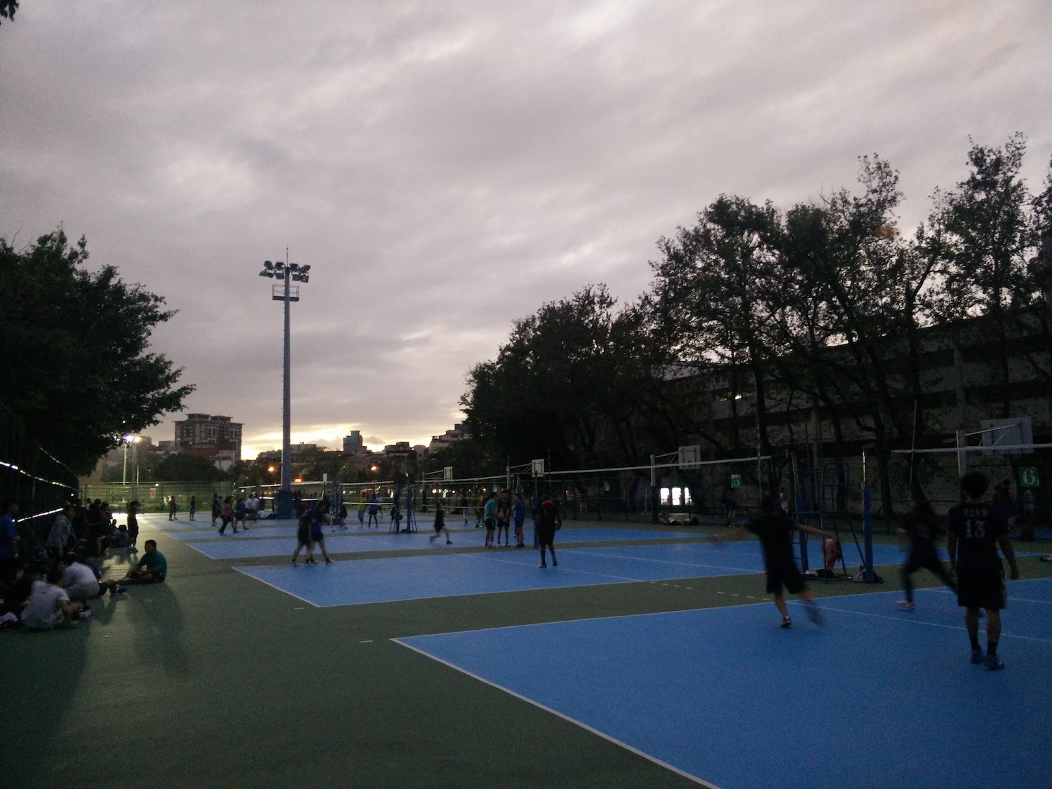 NTU volleyball courts Taipei