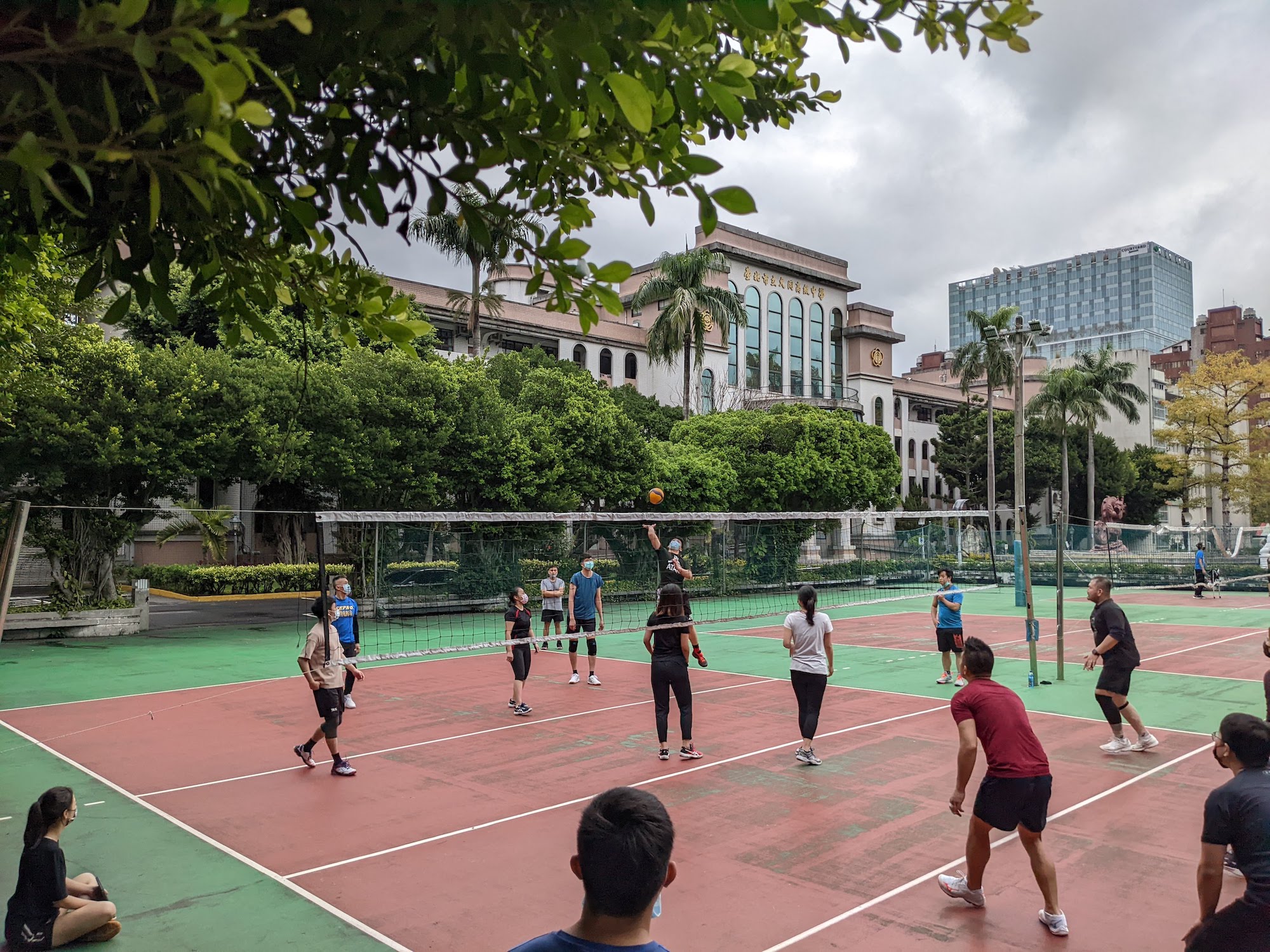 Outdoor meetup volleyball Taipei